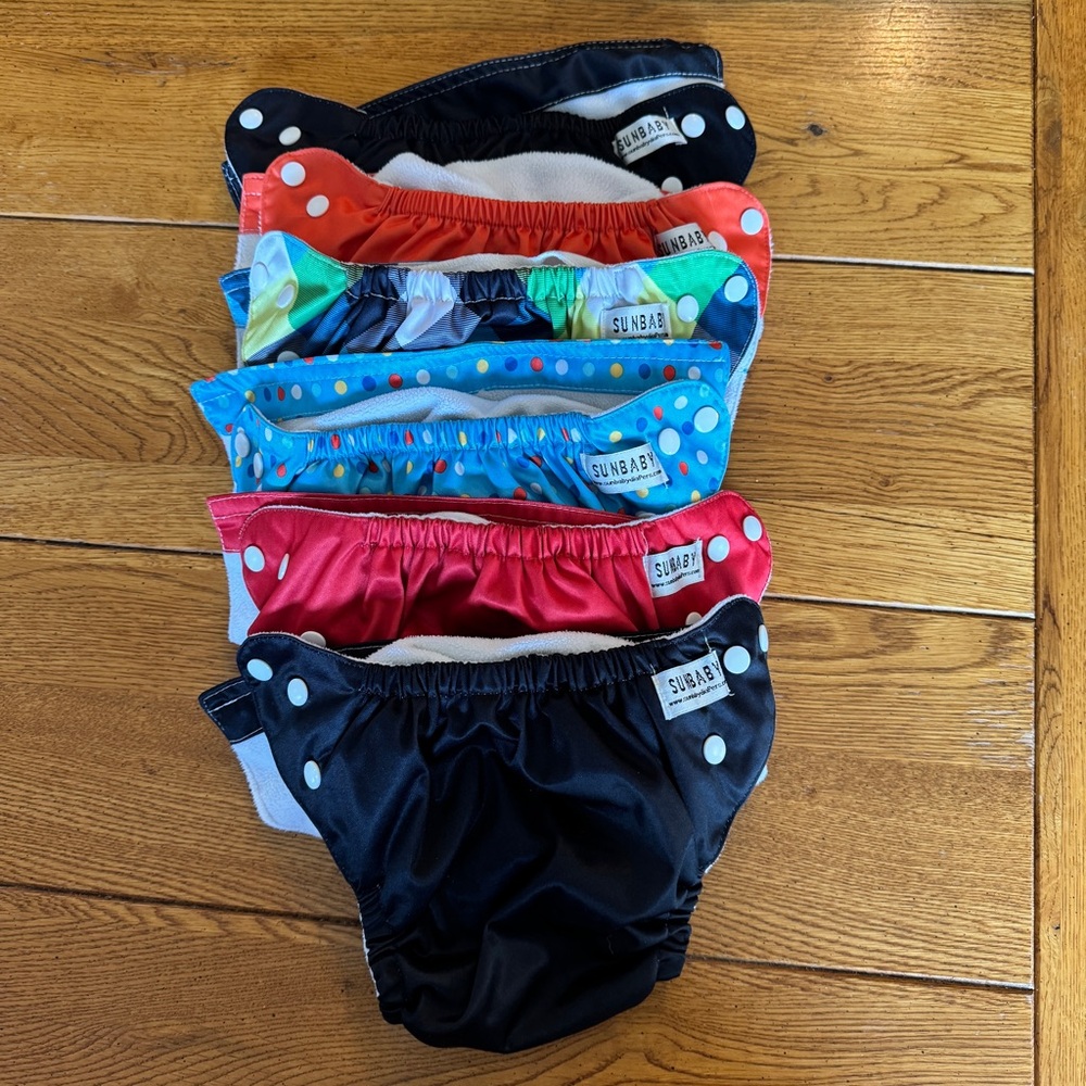 6 Cloth Diaper Covers